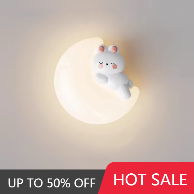 Baby Nursery Wall Lights - Niedliche Kinderzimmer-Nachttisch-Wandleuchte Bär Hase Wolke Kreative