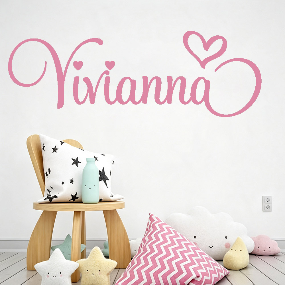 Baby Nursery Boy - Wandaufkleber für Kinderzimmer Personalisierte Kinder-Namensaufkleber aus