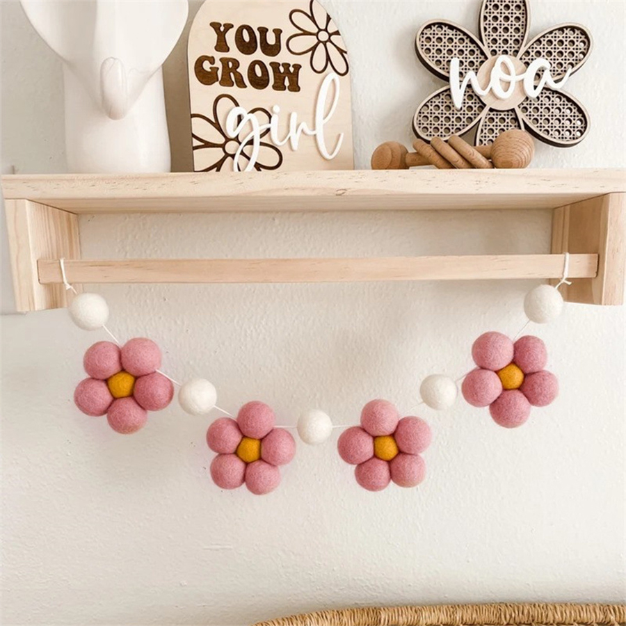 Handgefertigte Filz-Gänseblümc – Baby Nursery Decor Girl Bewertung und Preis