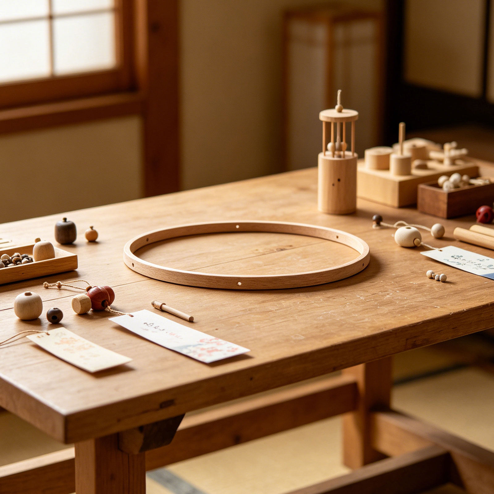 7,8 Zoll Bambus-Kinderbett-Mob – Baby Nursery Frames Bewertung und Preis